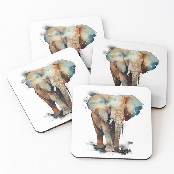 Item preview, Elephant in Watercolor designed and sold by Paninato.