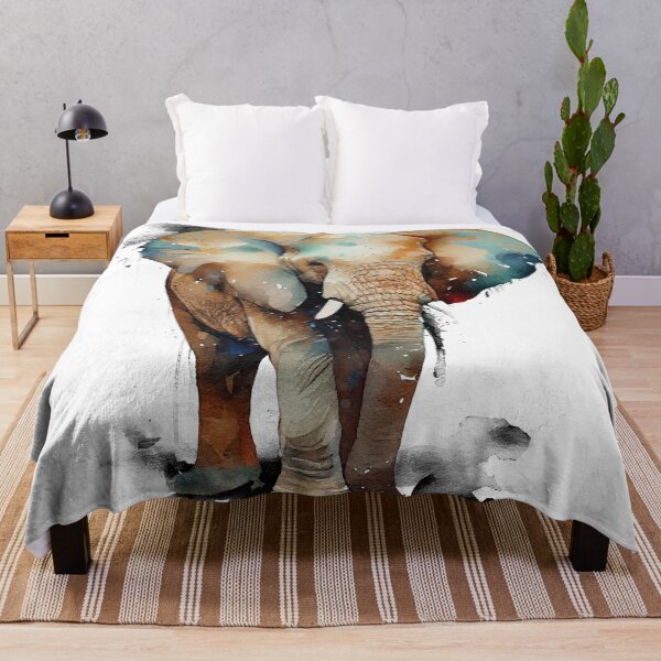 Item preview, Elephant in Watercolor designed and sold by Paninato.