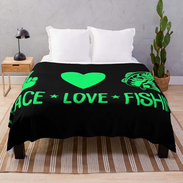 Item preview, PEACE * LOVE * FISHING designed and sold by Warrior Veteran Clothing.
