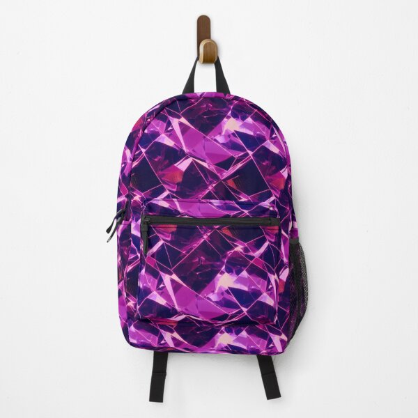 Item preview, Abstract Geometric Crystals in Pink and Purple designed and sold by Fine Prints.