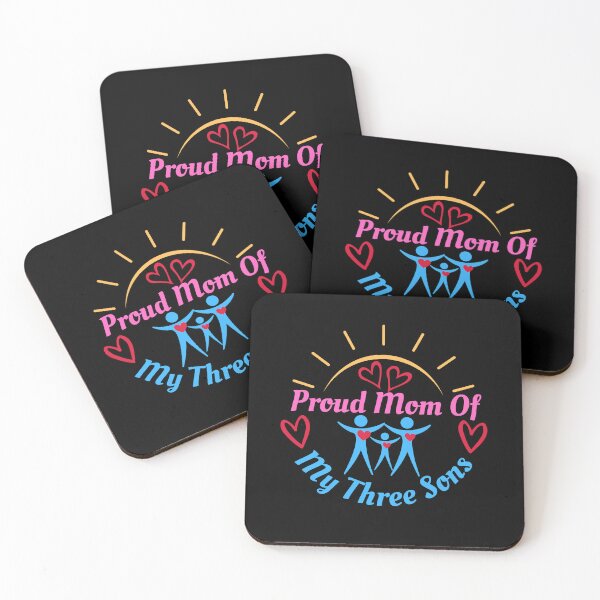 Item preview, Proud Mom of My Three Sons designed and sold by cadillacmt.