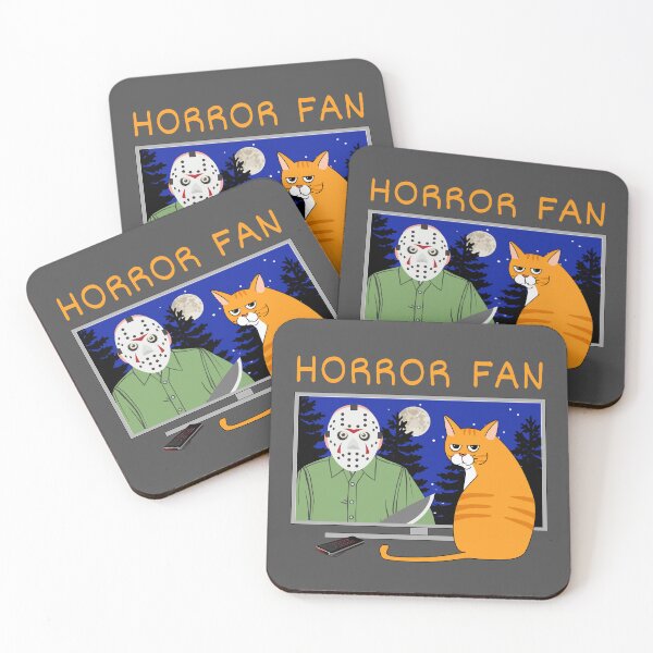 Item preview, Horror Fan Cat designed and sold by AMERICANCHEEZ.