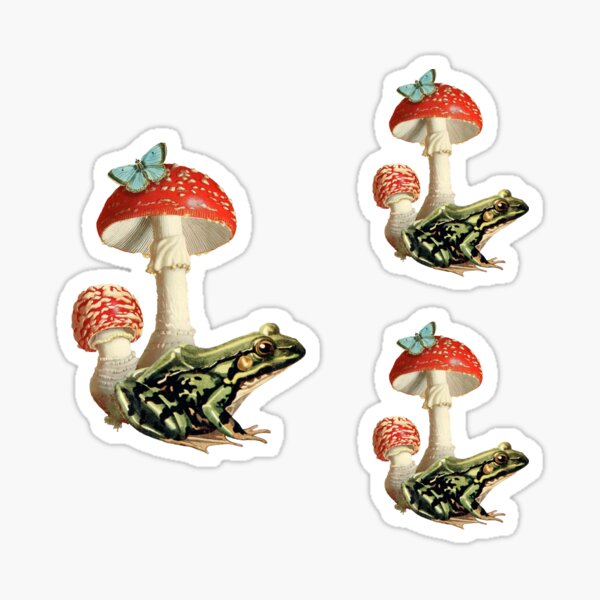 Cottagecore Stickers, Goblincore Sticker, Aesthetic Cottagecore Stickers,  Fairycore Stickers, Toad Sticker, Whitchy Stickers, Scrapbooking 