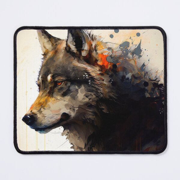Item preview, Illustration of the Wolf King in painted style designed and sold by NayZeth99.