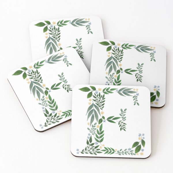 Item preview, Floral E - Initial E designed and sold by CreativeMisc.