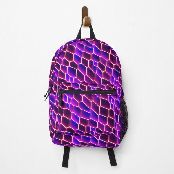 Item preview, Geometric Abstract Crystals in Pink and Purple designed and sold by Fine Prints.