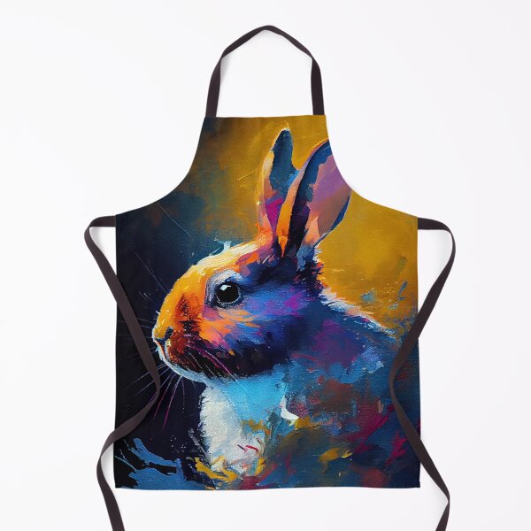 Item preview, Mini Rex Bunny Abstract Portrait designed and sold by triplethedot.