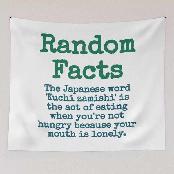 Item preview, The Japanese Word Kuchi Zamishi - Trivia Fact designed and sold by CrankyOldDude.