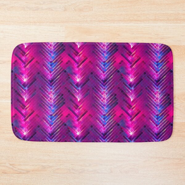 Item preview, Pink and Purple Geometric Abstract Crystals  designed and sold by Fine Prints.