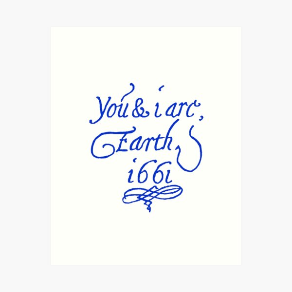 Item preview, You & I Are Earth 1661 designed and sold by ceramicshirts.
