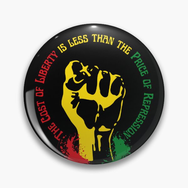 Item preview, The Cost Of Liberty Is Less Than The Price Of Repression. WEB duBois Black Power Fist designed and sold by Rebel-Design.