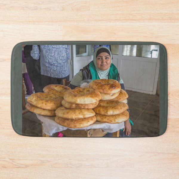Item preview, Uzbekistan. Tashkent. Chorsu Bazaar. Woman selling Bread. designed and sold by vadim19.