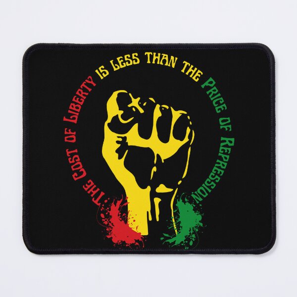 Item preview, The Cost Of Liberty Is Less Than The Price Of Repression. WEB duBois Black Power Fist designed and sold by Rebel-Design.