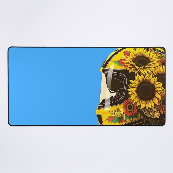 Sunflower Yellow Skull Custom Motorbike Helmet Sticker for Sale by  Wishinglob