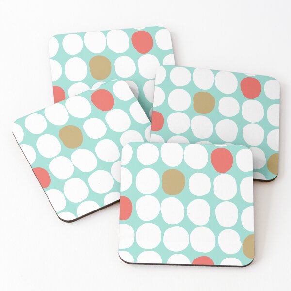 Item preview, Modern Polka Dot Pattern in White and Robin's Eggs Blue designed and sold by Deutschic.