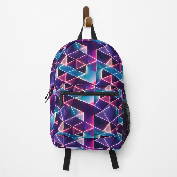 Item preview, Purple, Blue and Pink Geometric Abstract Crystals designed and sold by Fine Prints.