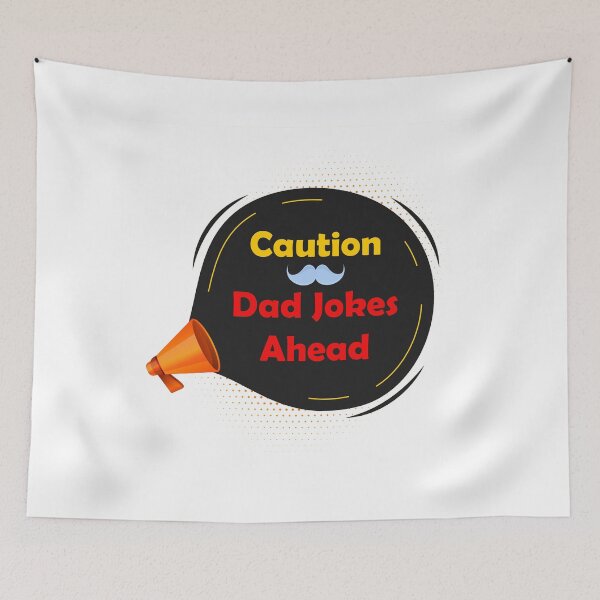 Item preview, Caution Dad Jokes Ahead designed and sold by SilverOrGold.