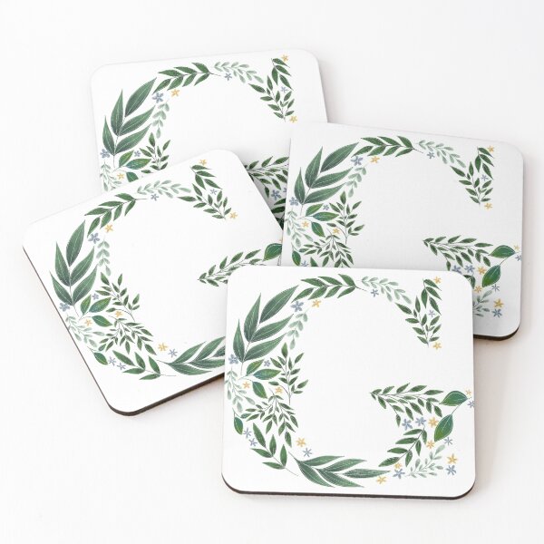 Item preview, Floral G - Initial G designed and sold by CreativeMisc.