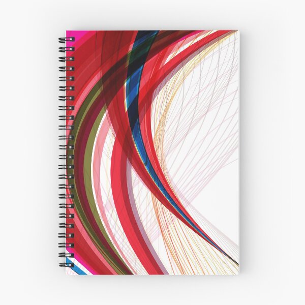 Item preview, Red Blue Half Circles Abstract Art designed and sold by Bruce ALMIGHTY Baker.