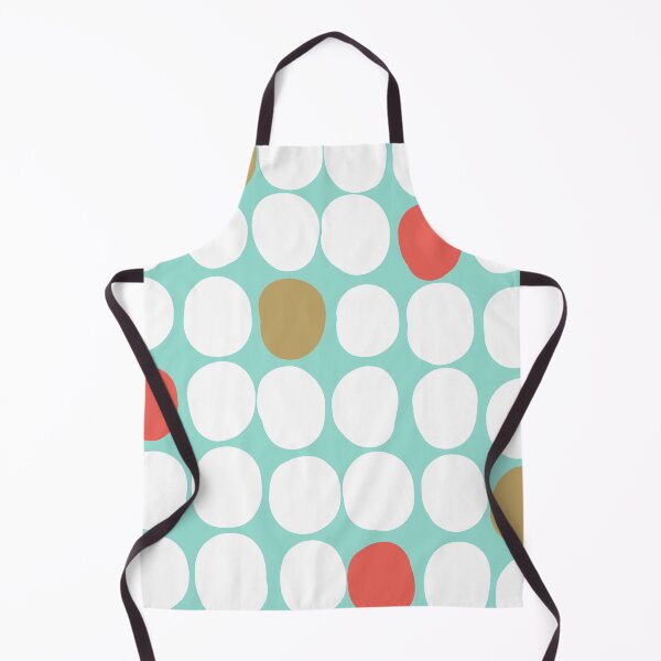 Item preview, Modern Polka Dot Pattern in White and Robin's Eggs Blue designed and sold by Deutschic.