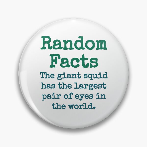 Artikelvorschau, The Giant Squid Has The Largest Pair Of Eyes - Trivia Fact entworfen und verkauft von CrankyOldDude.