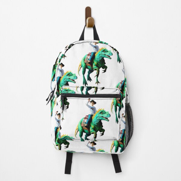 Item preview, A Boy Riding Dinosaur Illustration / GTIllustration029 designed and sold by Grafititee.