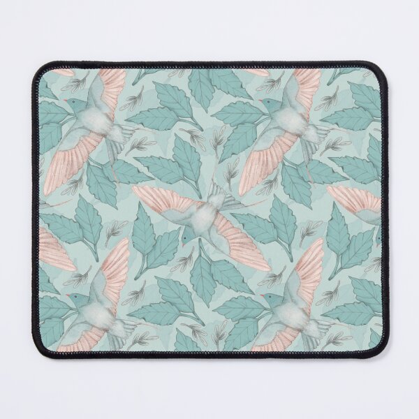 Item preview, Andorinha pastel print in dusky blue designed and sold by Ilana Ewing Designs.