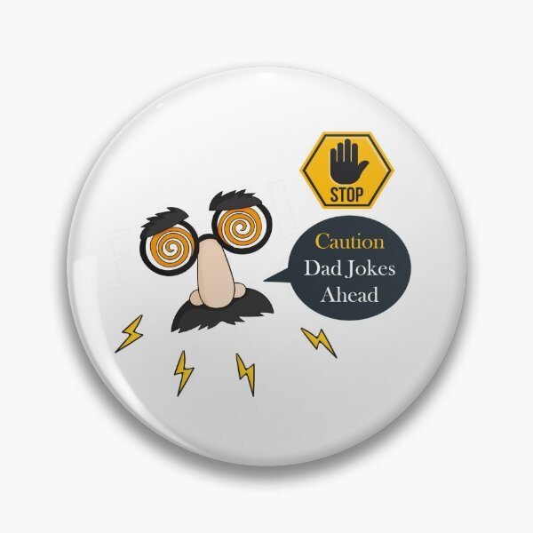 Item preview, Caution Dad Jokes Ahead designed and sold by SilverOrGold.