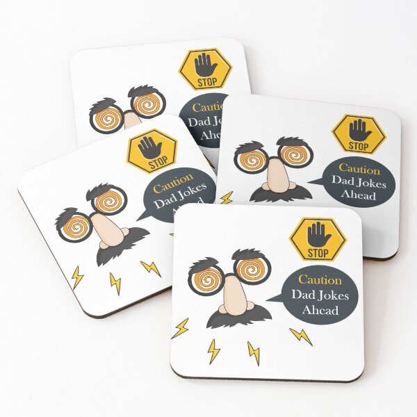Item preview, Caution Dad Jokes Ahead designed and sold by SilverOrGold.