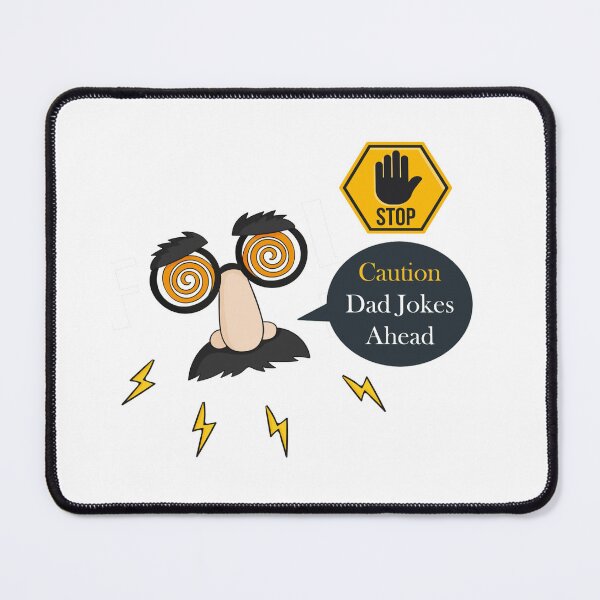 Item preview, Caution Dad Jokes Ahead designed and sold by SilverOrGold.