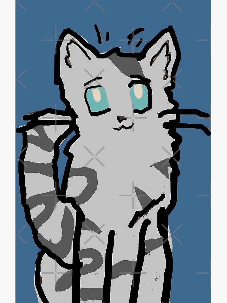 Warrior Cats - Jayfeather Art Board Print for Sale by HGBCO