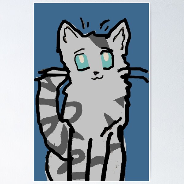 Jayfeather (Warrior Cats) Poster for Sale by Fudgebiskets