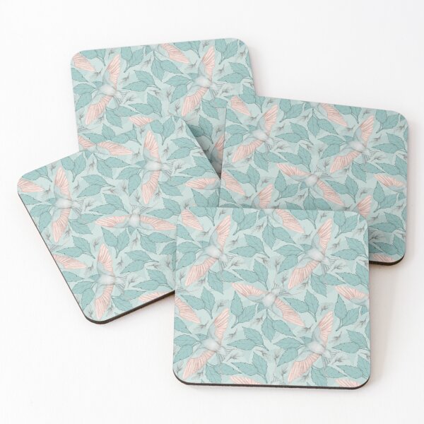 Item preview, Andorinha pastel print in dusky blue designed and sold by Ilana Ewing Designs.