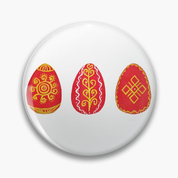 Item preview, Handpainted Pysanka set - Ukrainian traditional decorated Easter Eggs designed and sold by Wolshebnaja.