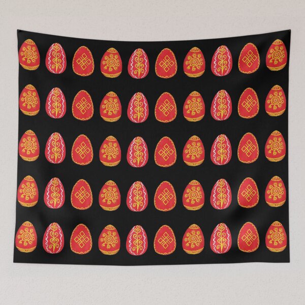 Item preview, Handpainted Pysanka set - Ukrainian traditional decorated Easter Eggs designed and sold by Wolshebnaja.