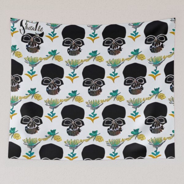 Item preview, Voodoo Skull Pattern designed and sold by SquishStitches.