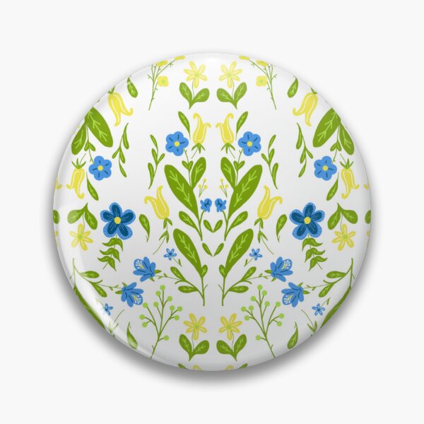 Item preview, Botanic Folk Art designed and sold by Mossy Shed Prints.