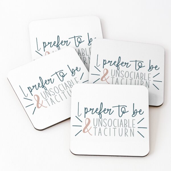 Item preview, Unsociable & Taciturn designed and sold by karrotwhocrafts.