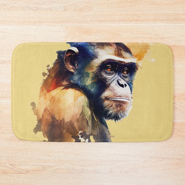 Item preview, Chimpanzee Watercolor designed and sold by Paninato.