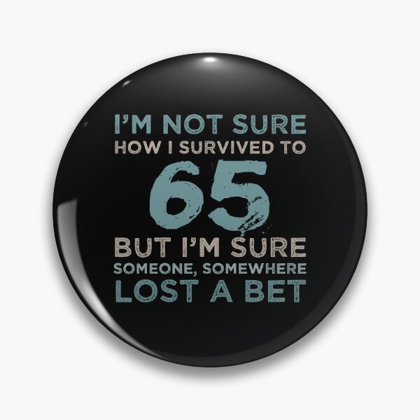 Item preview, 65th Birthday Sarcastic Attitude designed and sold by thepixelgarden.