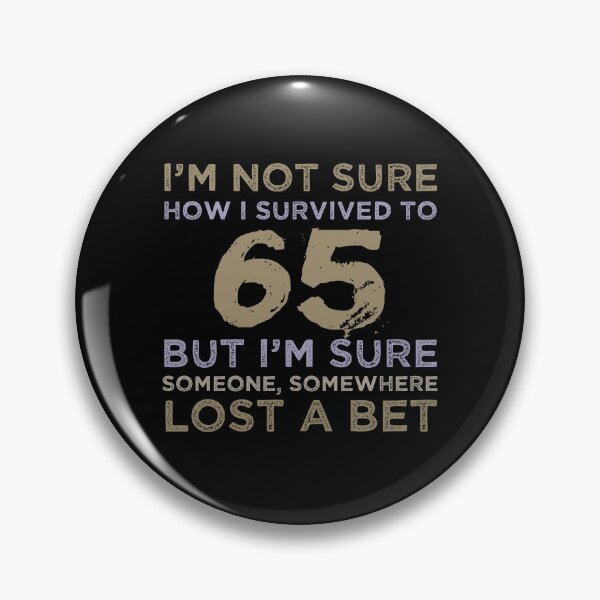 Item preview, 65th Birthday Sarcastic Attitude designed and sold by thepixelgarden.