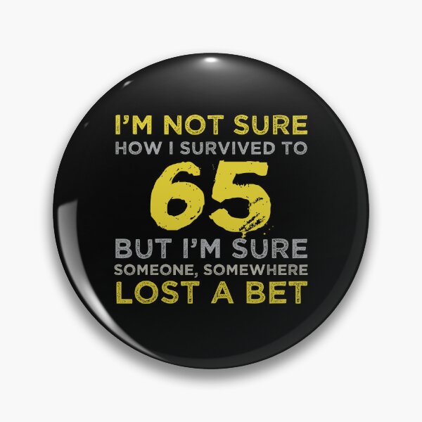 Item preview, 65th Birthday Sarcastic Attitude designed and sold by thepixelgarden.