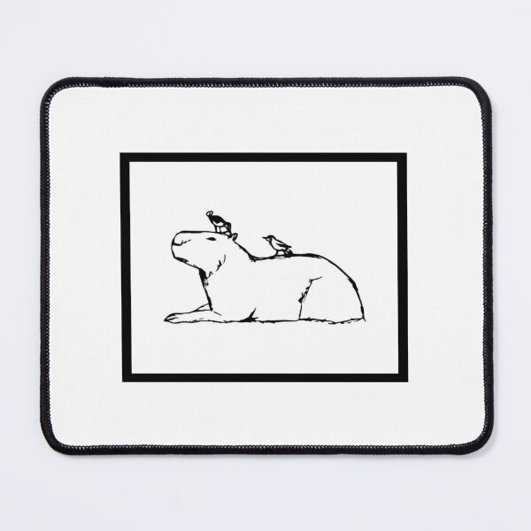 Item preview, MONOCHROME // CAPYBARAS BY SLOTHQUEEN designed and sold by SlothQueenCo.