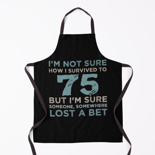 Item preview, 75th Birthday Sarcastic Attitude designed and sold by thepixelgarden.