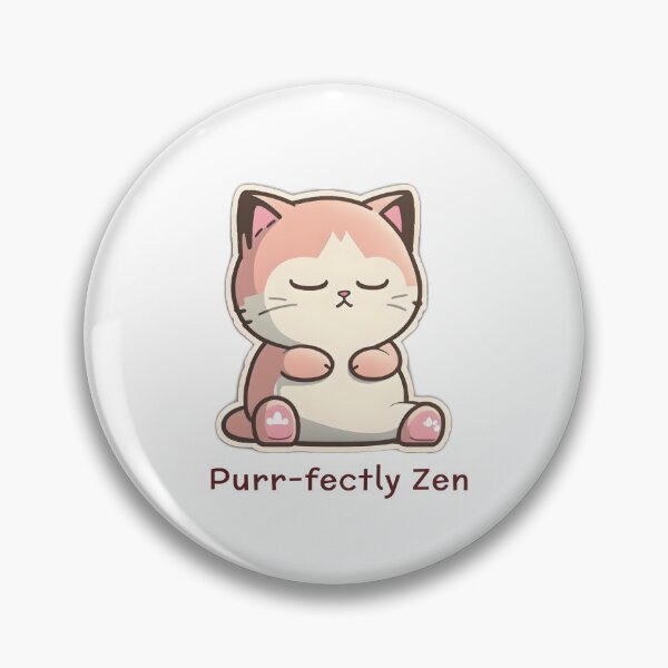 Item preview, Purr-fectly Zen, Cute Yoga Cat Baby designed and sold by VisualVibesVV.