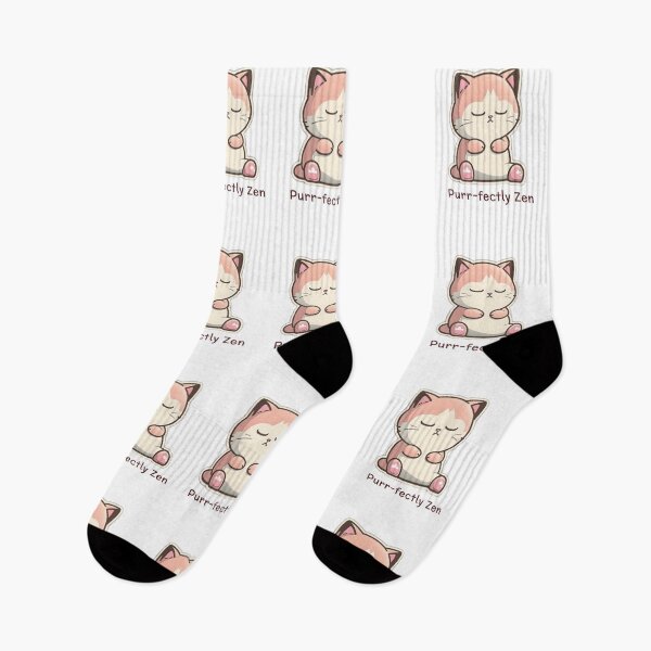 Item preview, Purr-fectly Zen, Cute Yoga Cat Baby designed and sold by VisualVibesVV.
