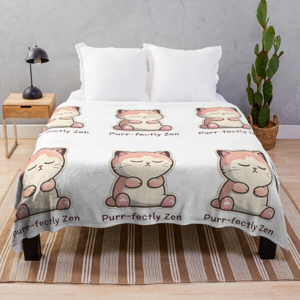 Item preview, Purr-fectly Zen, Cute Yoga Cat Baby designed and sold by VisualVibesVV.