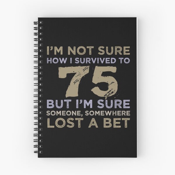 Item preview, 75th Birthday Sarcastic Attitude designed and sold by thepixelgarden.