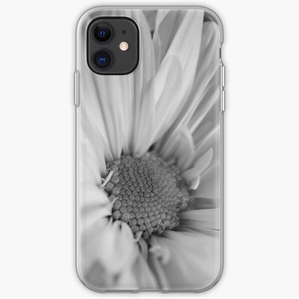 Black & White Daisies iPhone Soft Case