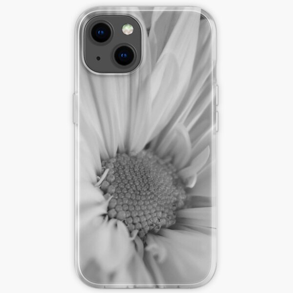 Black & White Daisies iPhone Soft Case